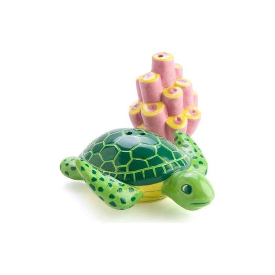 Turtle Coral Salt Pepper Set