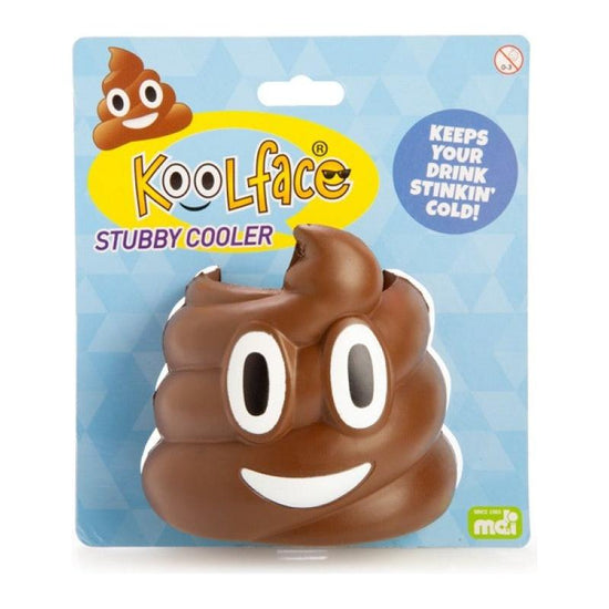 Koolface Smiling Poo Stubby Cooler