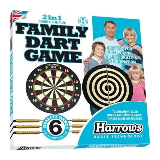 Family Dartboard 2 In 1 Game