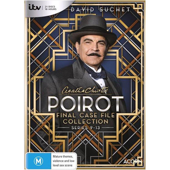 Agatha Christie - Poirot - Series 9-13 | Final Case File Collection DVD