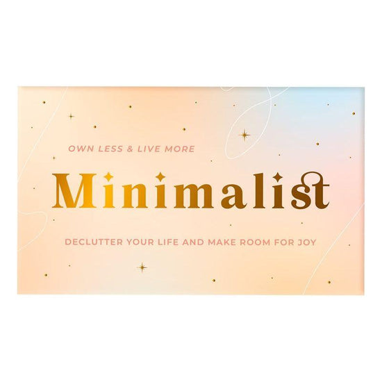 Own Less & Live More Minimalist Cards