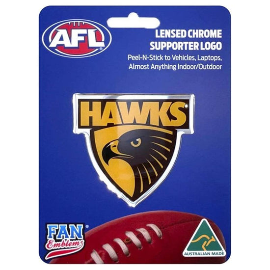 Fan Emblems Afl - Hawthorn Hawks Logo Decal