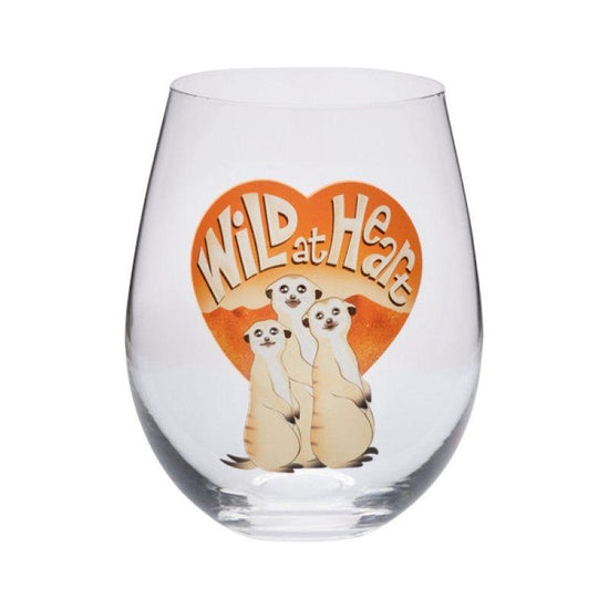 Stemless Wine Glass Meerkat