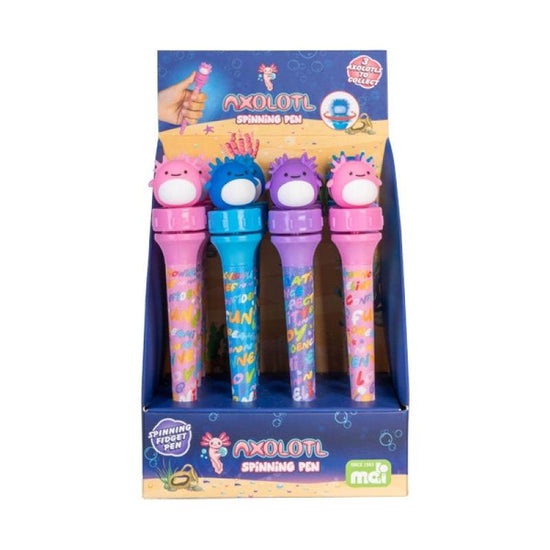 Pen Spinning Axolotl