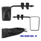 2x Towing Mirrors Pair Clip on Multi Fit Clamp On Towing Caravan 4X4 Trailer 4WD