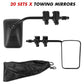 Towing Mirrors Clip on Multi Fit Clamp On Towing Caravan 4X4 Trailer 4WD 20 Pairs