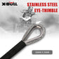 X-BULL Synthetic Dyneem Rope 5.5MM x 13M SK75 Car Tow Recovery Winch Cable Line