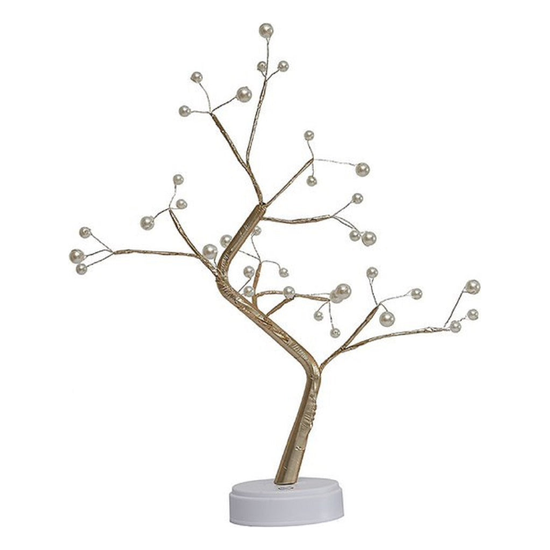 GOMINIMO Wood Desk Lamp Bonsai Lighted Tree