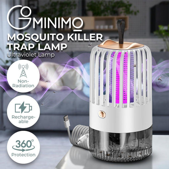 GOMINIMO BG-005 Mini Mosquito Lamp Rechargeable 2000mah (White)