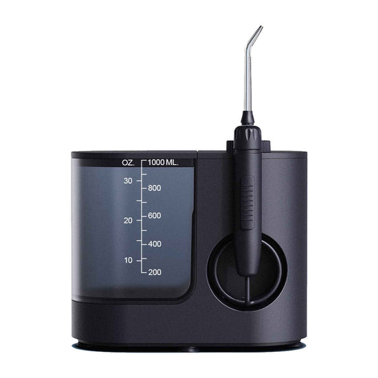 Water Jet Dental Flosser 1000ml Black - Electric Oral Pressure Irrigator