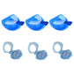 3x Mouthguard Mouthpiece + 3x Nose Clip Anti Snoring Aid Sleep Breathing Device