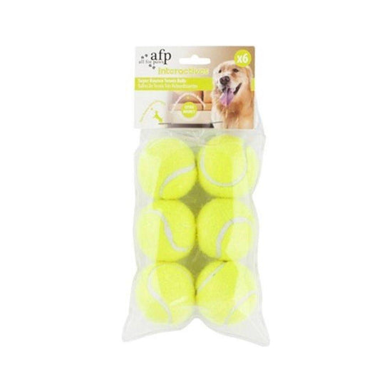 6 Pack Replacement Balls For Interactive Hyper Fetch Mini All For Paws