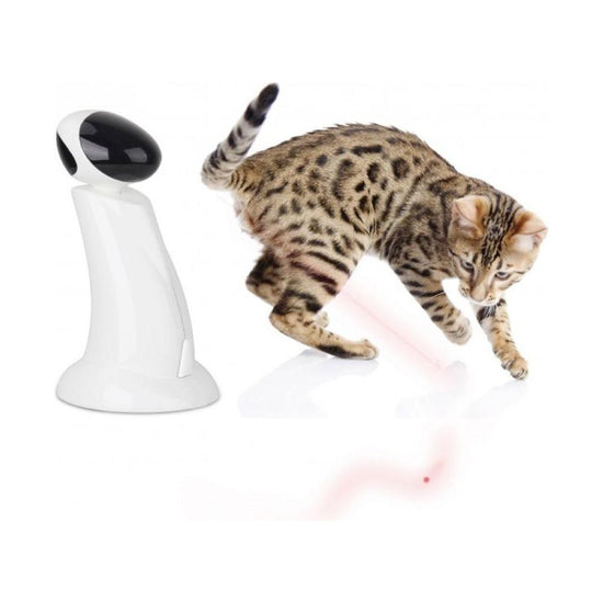 Laser Beam Cat Toy - Interactive Automatic Robot Pointer Pet Kitty Play - AFP