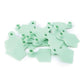 100x Cattle Ear Tags 6x7cm Set - Medium Green Blank Cow Sheep Livestock Label