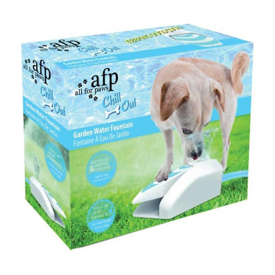Dog Drinking Water Fountain Outdoor AFP Garden Push On Pet Sprinkler Dispenser