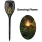 51 LED Bulbs Torch Solar Garden Outdoor Flame Dancing Flickering Light Auto Lamp