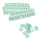 1-100 Cattle Number Ear Tags Set - Green Pig Sheep Goat Livestock Label