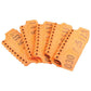 1-100 Cattle Number Ear Tag 6x7cm Set - Medium Orange Cow Sheep Livestock Label