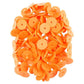 1-100 Cattle Number Ear Tag 6x7cm Set - Medium Orange Cow Sheep Livestock Label