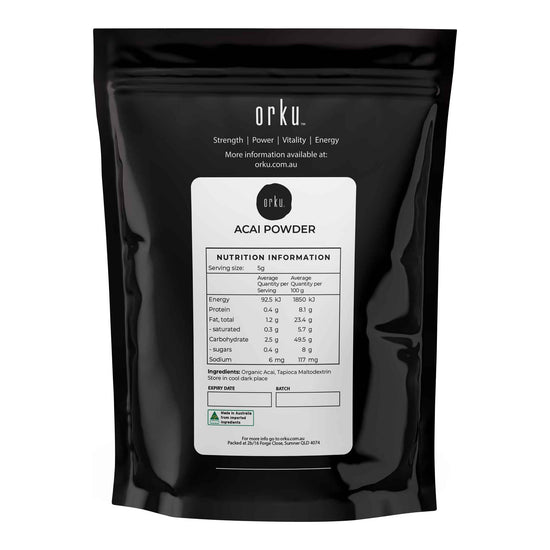 100g Acai Powder 100% Organic - Pure Superfood Amazon Berries