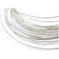 1m Sterling Silver 0.5mm - Soft Round Wire Rod 24 Gauge Fine Jewellery