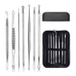 Blackhead Remover 7 Piece Tool Kit For Pimple Extraction Blemish Suction Removal