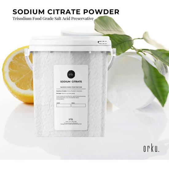 1.3Kg Sodium Citrate Powder Tub - Trisodium Food Grade Salt Acid Preservative