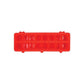 30cm Long Poultry Feeder Feeding Trough Chicken Chick Red Plastic Flip Top Container