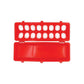 30cm Long Poultry Feeder Feeding Trough Chicken Chick Red Plastic Flip Top Container