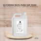 Orku 5L Glycerine 99.9% Pure USP Food + Cosmetic Grade – Vegetable Glycerol