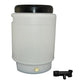 25L Fermenter Keg + Lid + Tap - HDPE Plastic Drum Food Grade Brewing Barrel