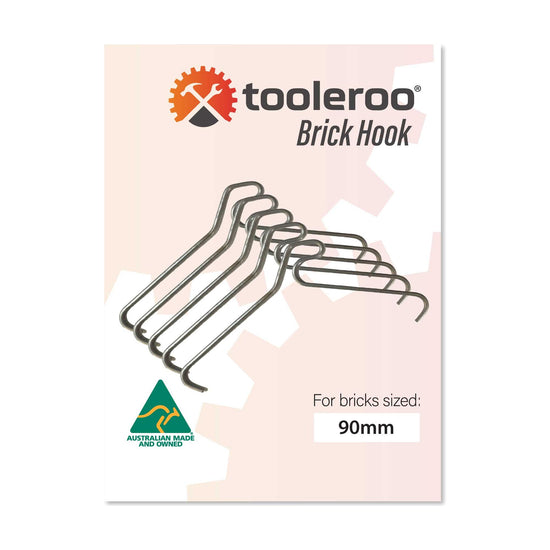 5 Pack 90mm (3.5") Brick Hooks - Wall Crab Clips Hangers For Pictures Plants