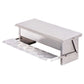 6.5L Automatic Chook Chicken Feeder Poultry Auto Treadle Aluminium Metal Coop