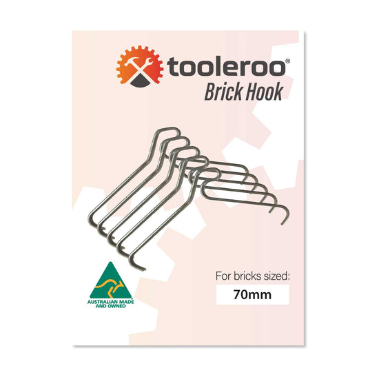 5 Pack 70mm (2.7") Brick Hooks - Wall Crab Clips Hangers For Pictures Plants