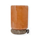 USB Himalayan Salt Lamp - Cylinder Carved Shape Pink Crystal Rock LED Light