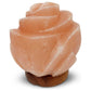 12V 12W Rose Himalayan Pink Salt Lamp Carved Flower Rock Crystal Light Bulb On/Off