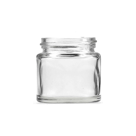 10x 300ml Flint Glass Jars + Twist Lids - Round Food Cosmetic Packing Containers