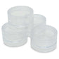 10x 3ml Lip Balm Containers Jars + Lids - Small Cosmetic Cream Sample Pot