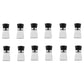 12x 150ml Glass Salt or Pepper Grinder 12cm - Adjustable Ceramic Core Short Mill