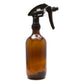 25x 500ml Amber Glass Spray Bottle + Trigger - Refillable Oil Dispenser
