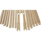 10x Wood Frames Plastic Foundations Unassembled Deep Hive Brood Frame Beekeeping
