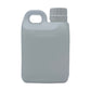 10x 1L Natural Bottle HDPE + TE Cap Jerry Can - Empty Plastic Chemical Food