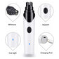 Pet Nail Grinder Dog Cat Electric Trimmer Rechargeable Clipper Claw Filer N8