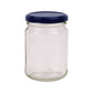 20x 150ml Flint Glass Jars + Twist Finish - Lids Round Food Storage Small Spices