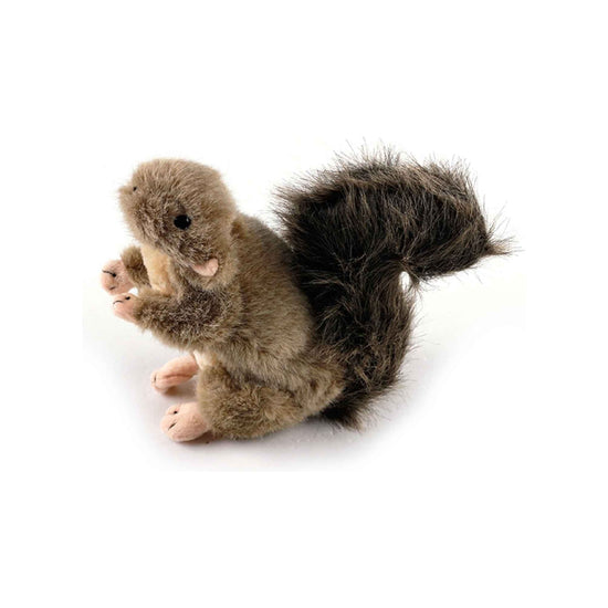 Dog Plush Toy - Squirrel Squeaky Interactive Small Life Like Pet Puppy Play