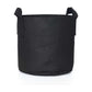 6 Pck 10 Gallon Fabric Flower Pots 38L Garden Planter Bags Black Felt Root Pouch