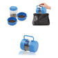 3 In 1 Pet Travel Food Water Bowl Set Dog Cat Portable Feeding Carry Container