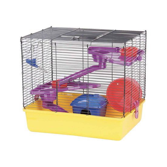 Hamster Fun Home Large Mouse Cage 40.5x30x37cm Pet Mice Rat Play House Enclosure