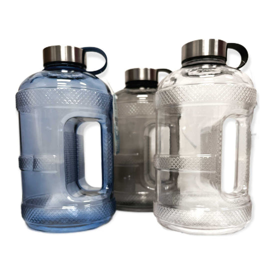 2.2L Large Water Drink Bottle Twist Lid - BPA Free Jug - Random Colour