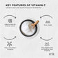 Orku 100g Vitamin C Powder Pure L-Ascorbic Acid - USP Grade Non-GMO